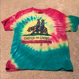 Cheech and Chong Tie Died tee